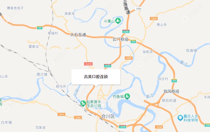 重庆合川吉美口腔地址在哪？easyjf.com