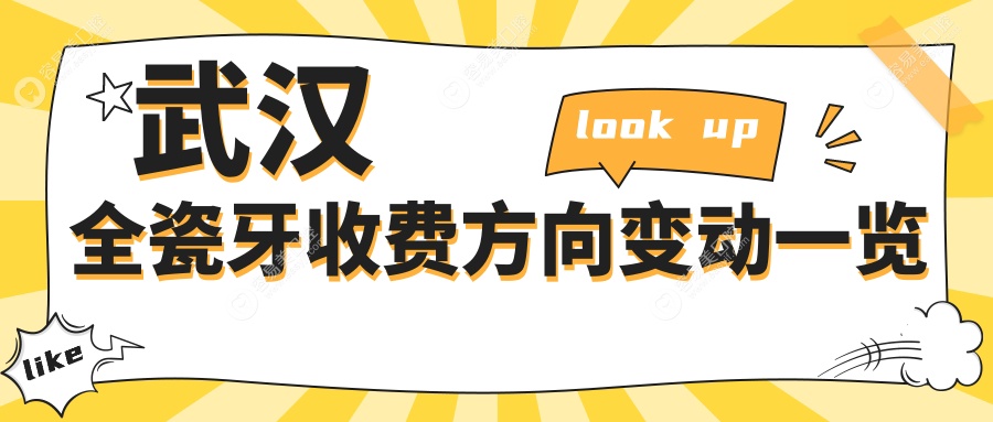 武汉全瓷牙收费方向变动一览