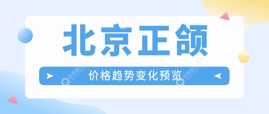 北京正颌价格趋势变化预览
