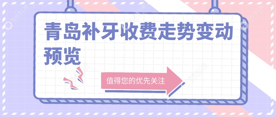 青岛补牙收费走势变动预览