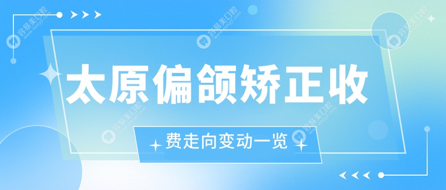 太原偏颌矫正收费走向变动一览