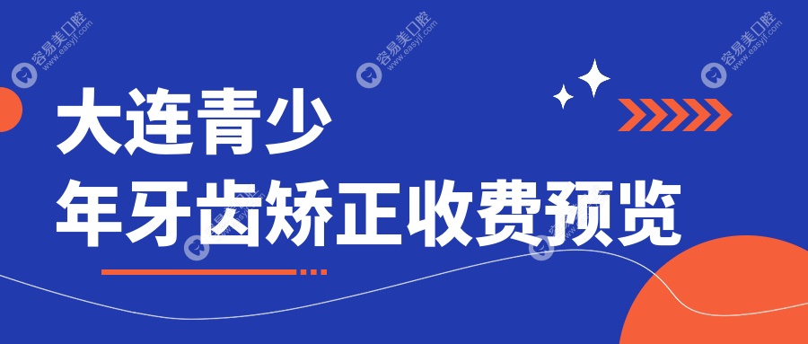 大连青少年牙齿矫正全攻略✨矫正托槽|双颌突出矫正|深覆