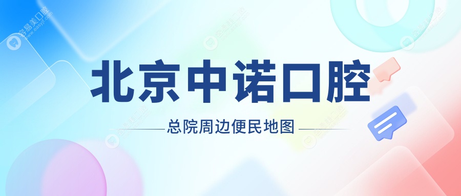 北京中诺口腔总院周边便民地图