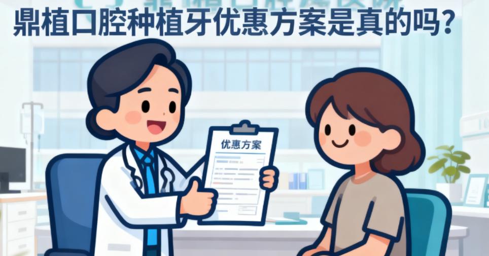 鼎植口腔2025当下种植牙优惠：半口1.2万起全口3万起具体内容