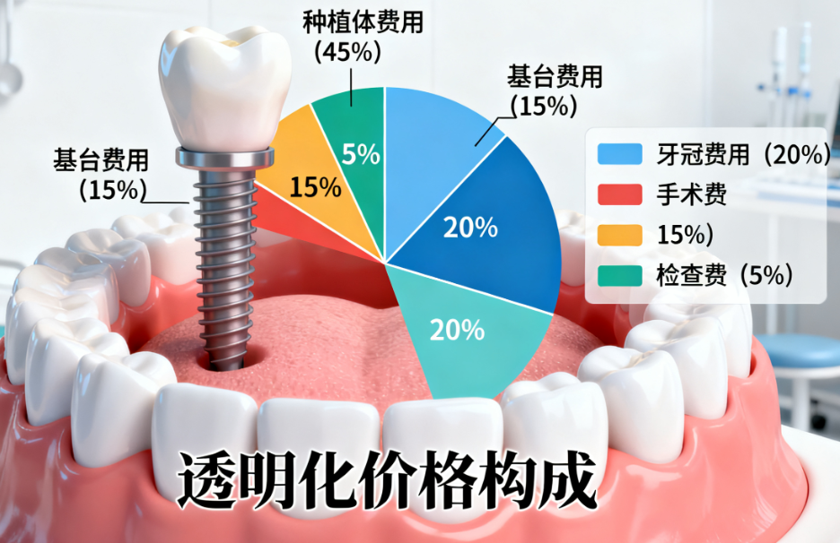 半口种植牙价格