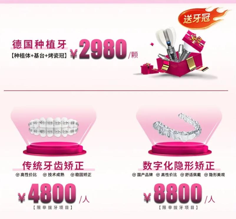珠海六和口腔德國(guó)種植牙2980元全包：真全包！拆解明細(xì)睇真D