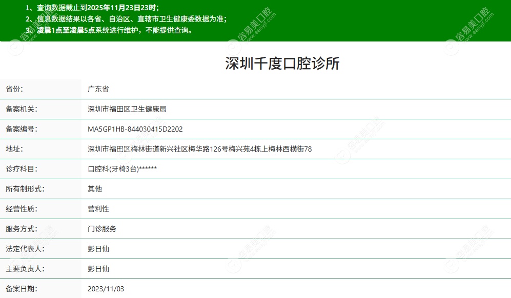 深圳千度口腔診所
